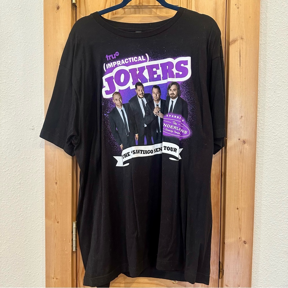 NEW Impractical Jokers Tour Black T-Shirt XL